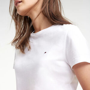 Tommy Hilfiger dámské bílé tričko - XL (100)